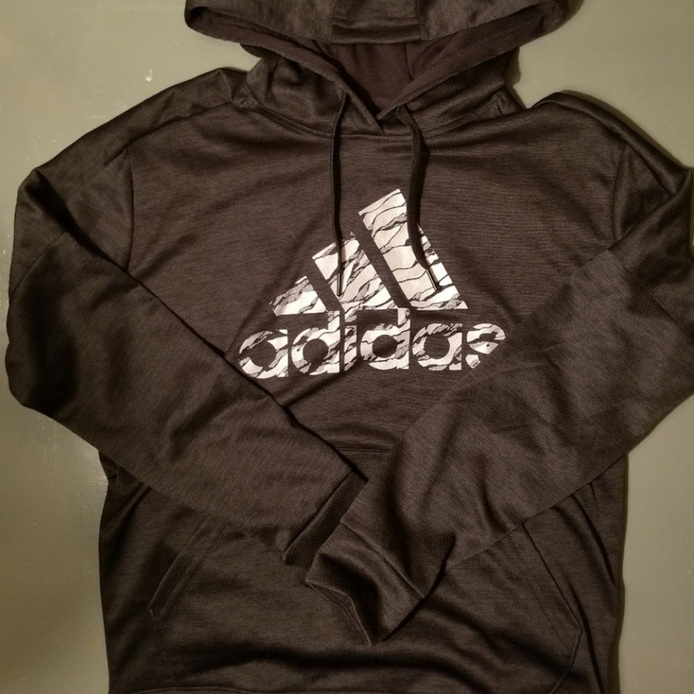 HP Adidas Badge Of Sport Camo Team Issue Hoodie - Picture 7 of 10